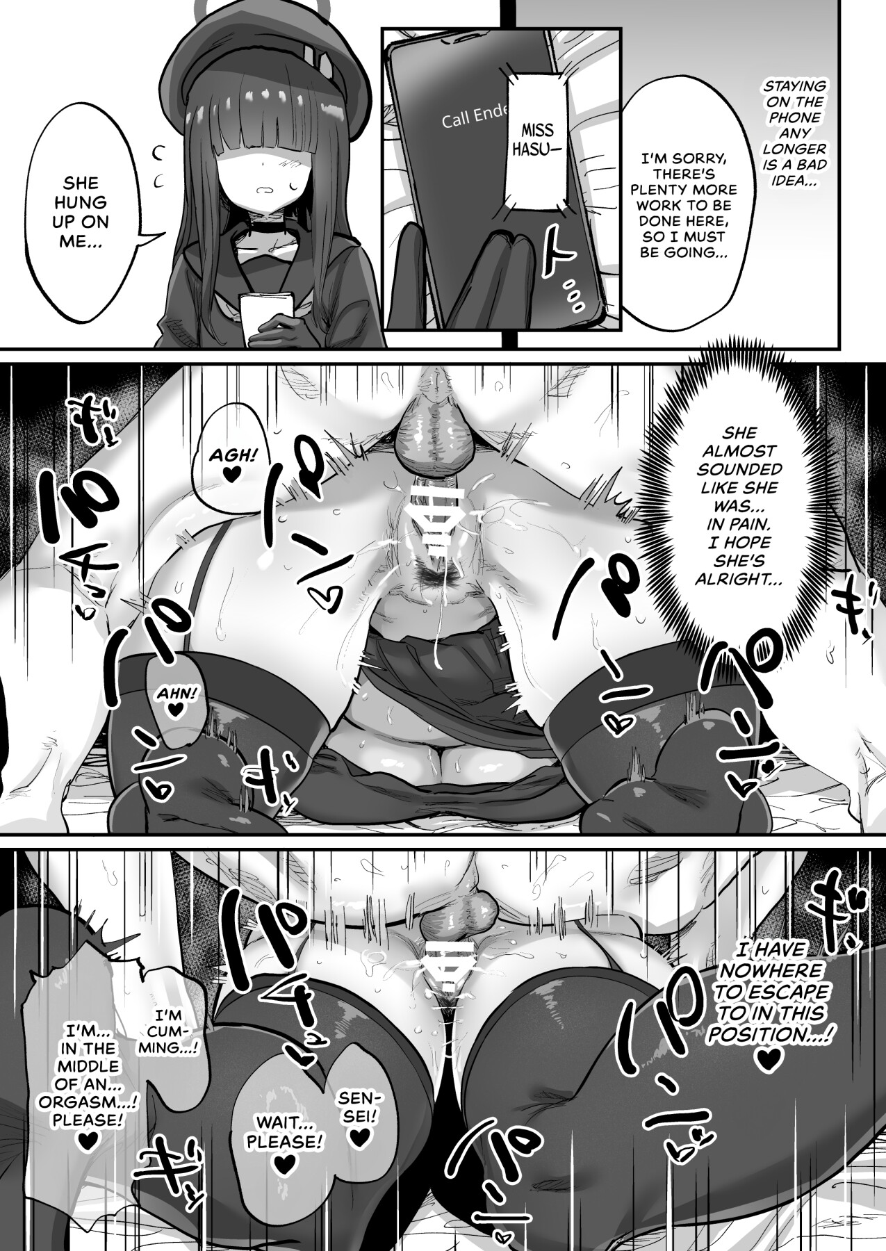 Hentai Manga Comic-Using A Smartphone App To Hypnotize Sensei-Read-20